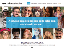 Tablet Screenshot of inkmustache.com
